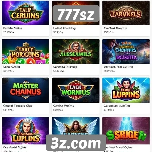 Comparativo de jogos oferecidos no 777sz