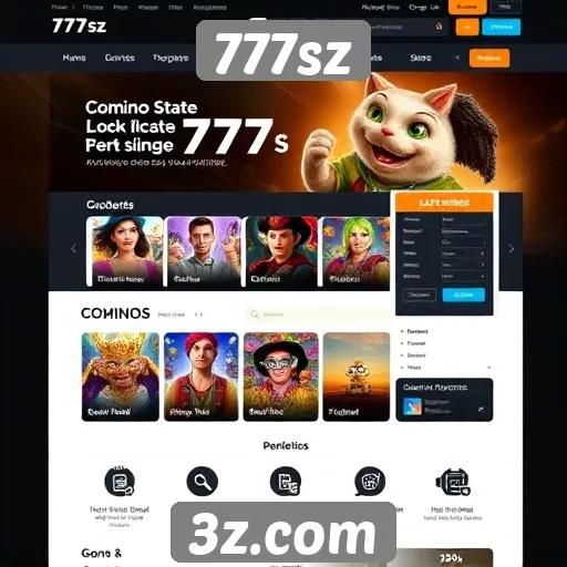 Interface e usabilidade do site 777sz