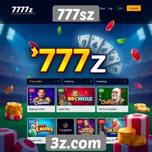 Usabilidade e design do site 777sz